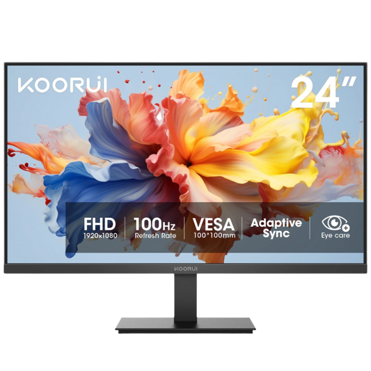 24'' Gaming Monitor, FHD 1080P 100Hz VESA
