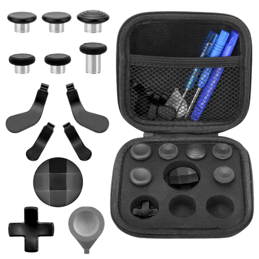 17-In-1 Replacement Accessories Kit Fit for Xbox One Elite Series 2 Controller with Thumbsticks, Paddles, D-Pads
